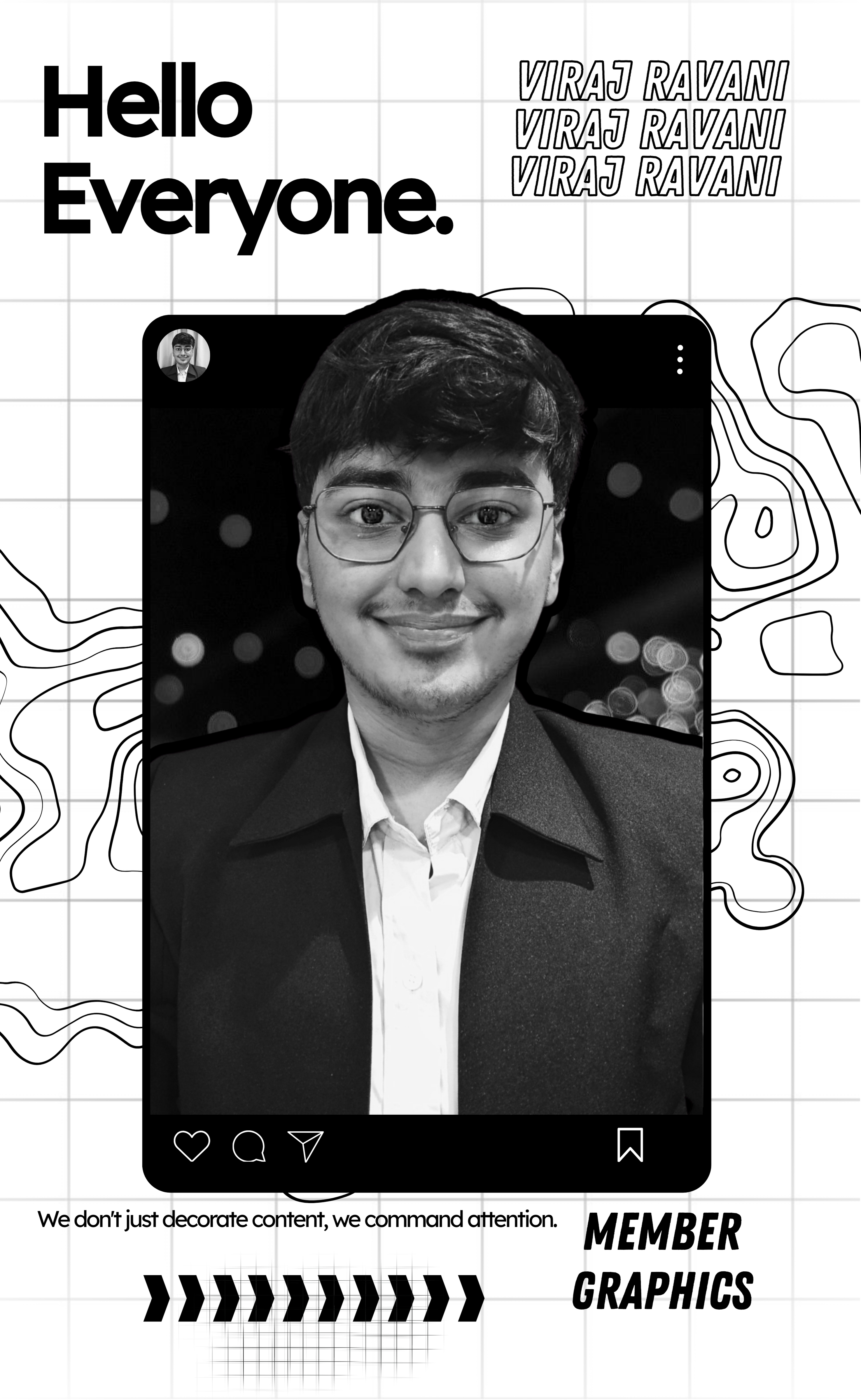 Viraj Ravani - Graphics Member at Somaiya Voices